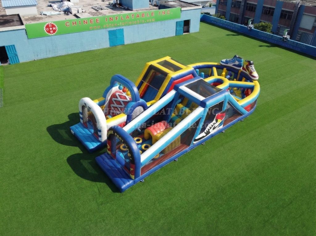 T7-5148 Sneakers Theme Inflatable Obstacle Courses