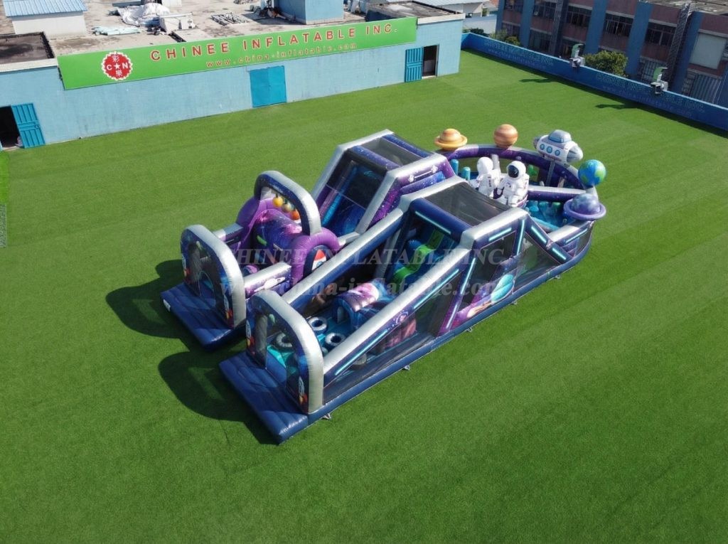 T7-5151 Space Theme Inflatable Obstacle Courses