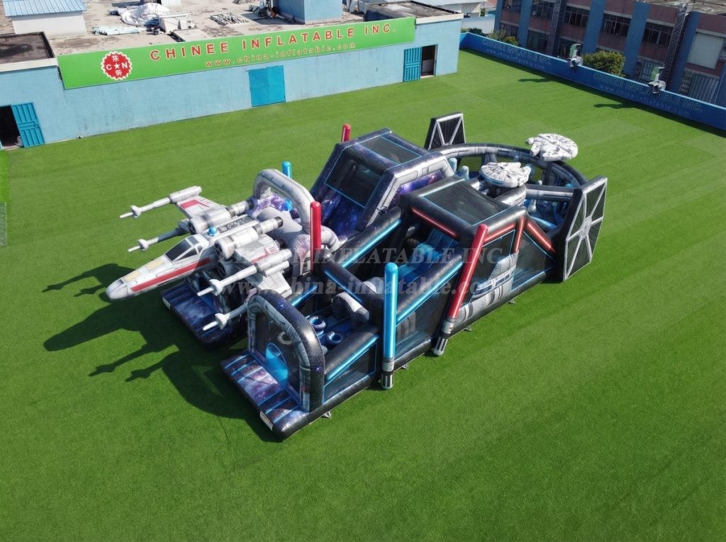 T7-5155 Star Wars Theme Inflatable Obstacle Courses