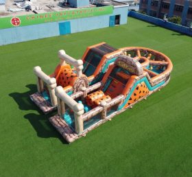 T7-5163 The Flintstones Theme Inflatable Obstacle Courses