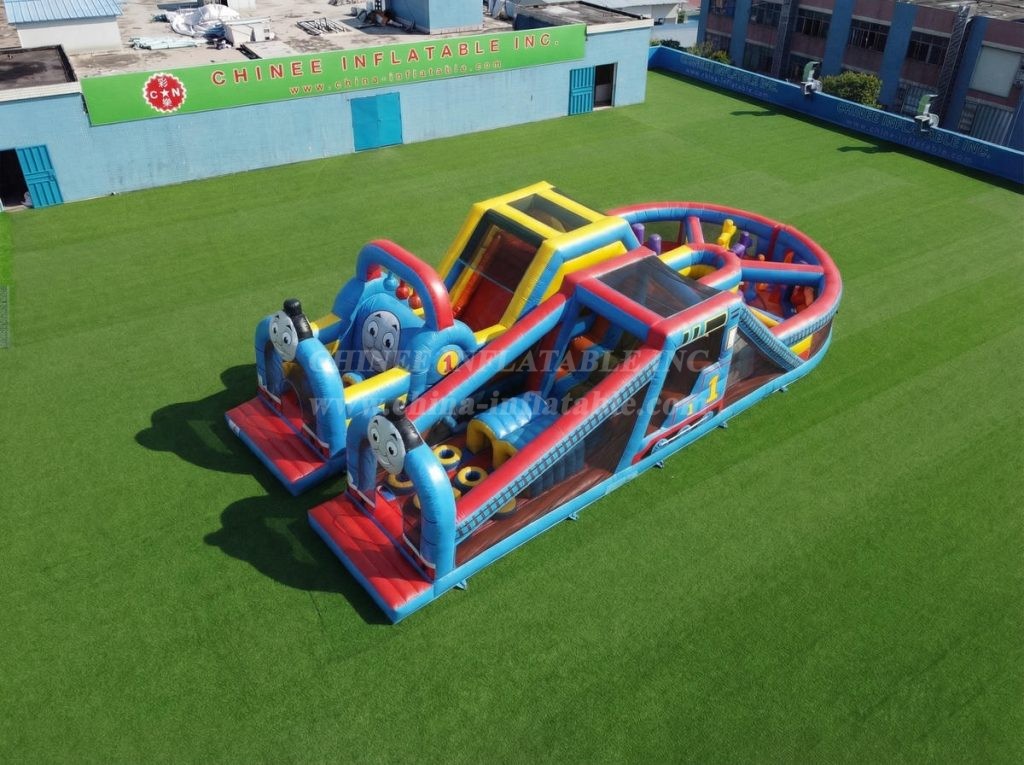 T7-5168 Thomas & Friends Theme Inflatable Obstacle Courses