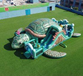T7-5178 Turtle Theme Inflatable Obstacle Courses