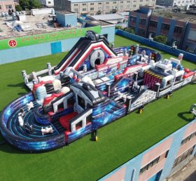 T7-5206 Star Wars Theme Ginat Inflatable Obstacle Courses Challenging Run