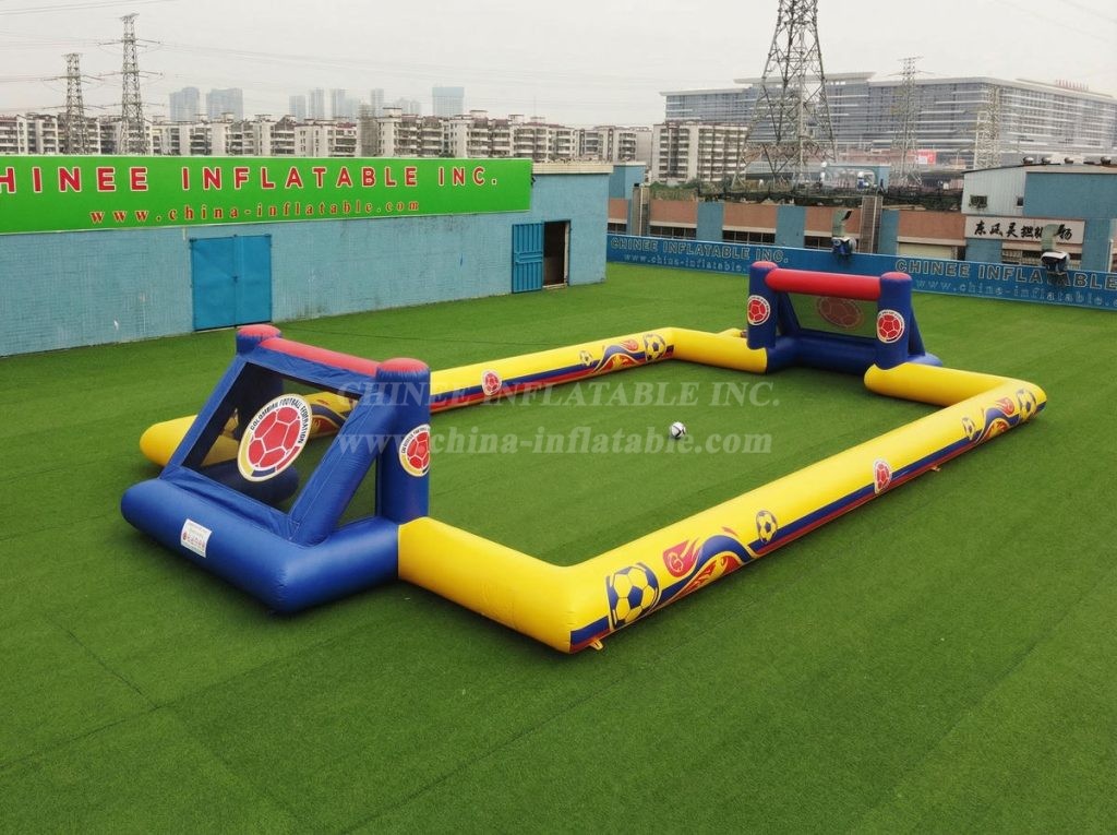 T11-926CO Colombia Theme Inflatable Soccer Field