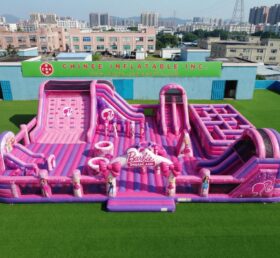 GF3-1428 Barbie Theme Inflatable Playground
