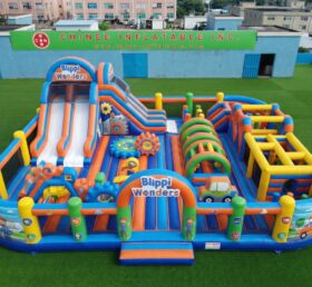 GF3-1431 Blippi Wonders Theme Inflatable Playground