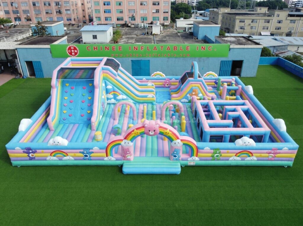 GF3-1441 Care Bears Theme Inflatable Playground