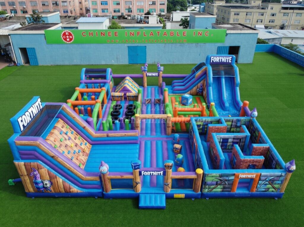 GF3-1459 Fortnite Theme Inflatable Playground