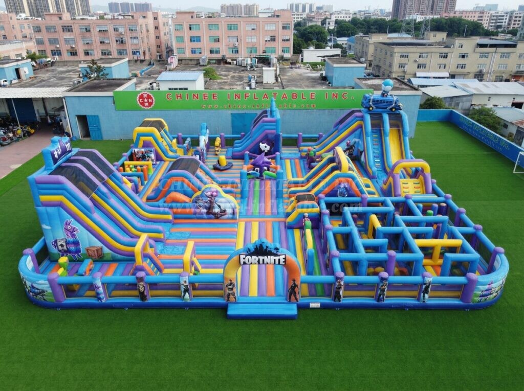 GF3-1460 Fortnite Theme Inflatable Playground