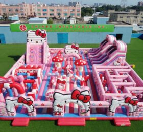GF3-1466 Hello Kitty Theme Inflatable Playground