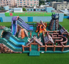 GF3-1469 How To Train Your Dragon Theme Inflatable Playground