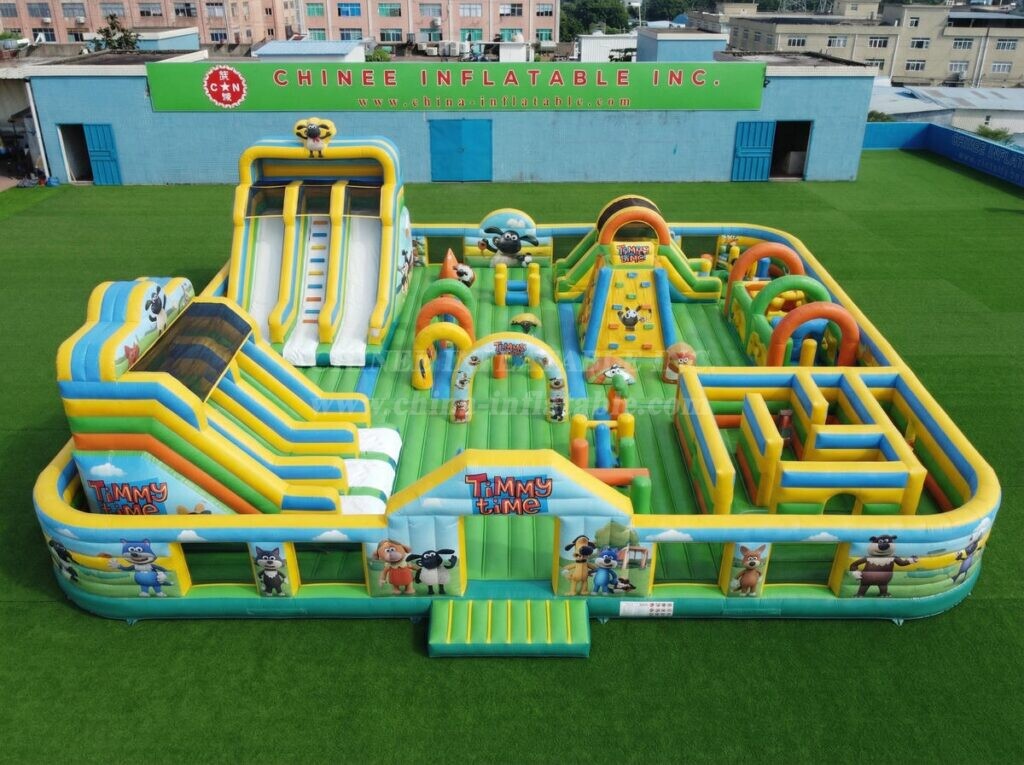 GF3-1524 Timmy Time Theme Inflatable Playground