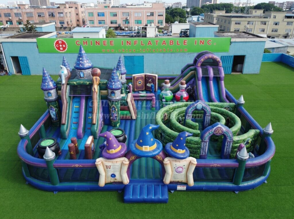 GF3-1527 Wizard Theme Inflatable Playground
