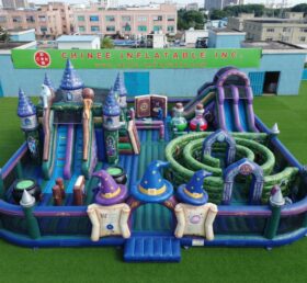 GF3-1527 Wizard Theme Inflatable Playground