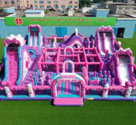 GF3-1531 Barbie Theme Inflatable Park