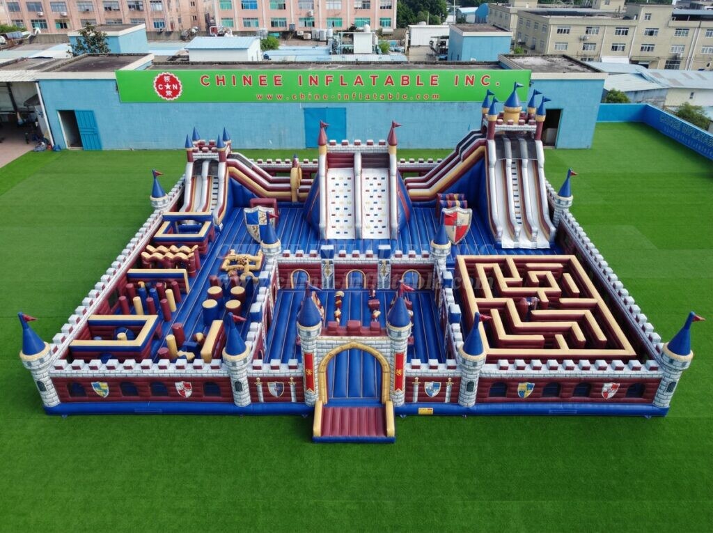 GF3-1541 Knight Theme Inflatable Park