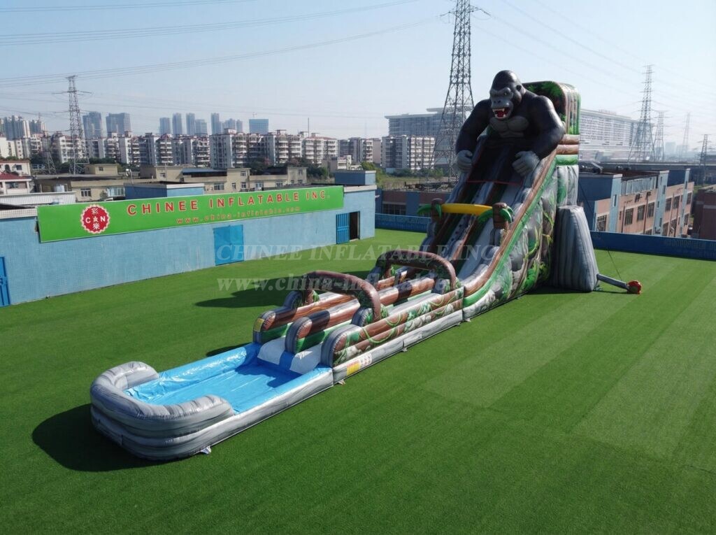 GS2-146 King Kong Theme Giant Inflatable Water Slide