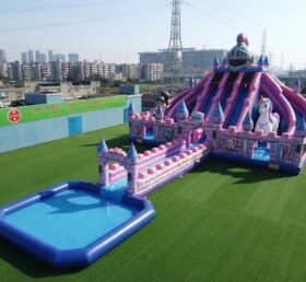 GS2-160 Nella Knight Theme Giant Inflatable Water Slide