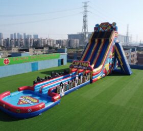 GS2-190 Superhero Theme Giant Inflatable Water Slide