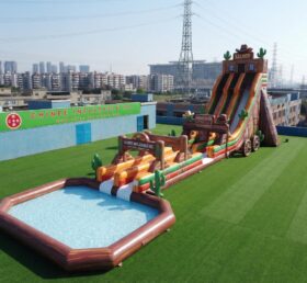 GS2-204 Wild West Theme Giant Inflatable Water Slide