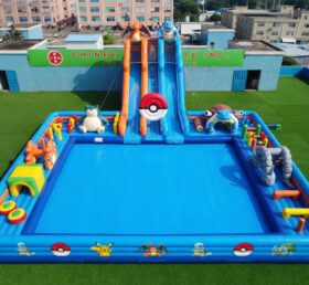 Pool3-898 Pokemon Theme Inflatable Pool Water Park