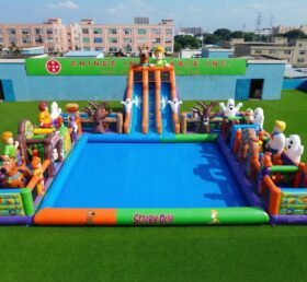 Pool3-902 Scooby-Doo Theme Inflatable Pool Water Park