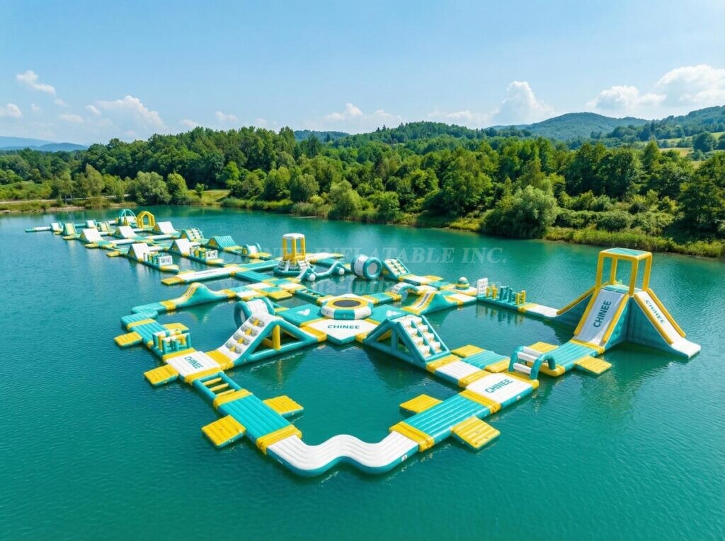 S601 Inflatable Water Park Aqua Park Water Island
