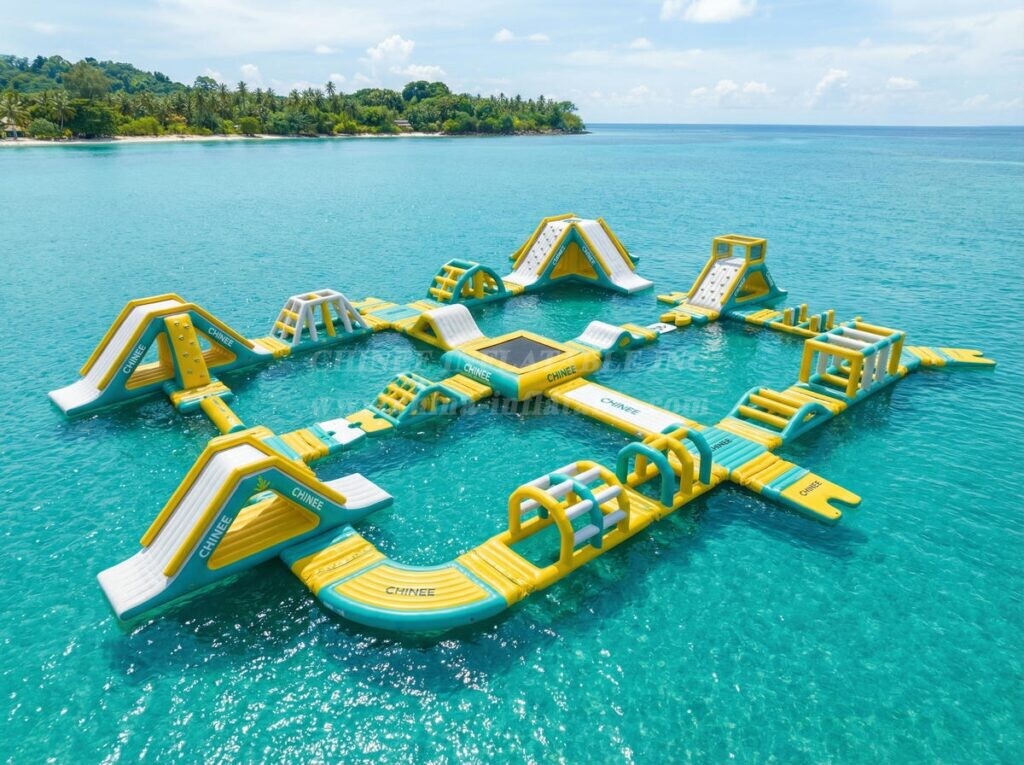 S607 Inflatable Water Park Aqua Park Water Island