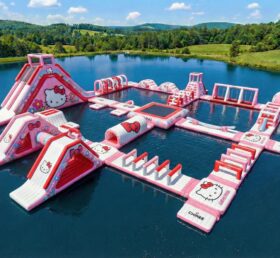 S615 Hello Kitty Theme Inflatable Water Park