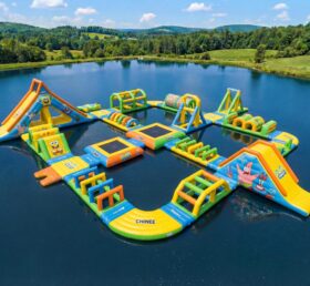 S618 SpongeBob Theme Inflatable Water Park