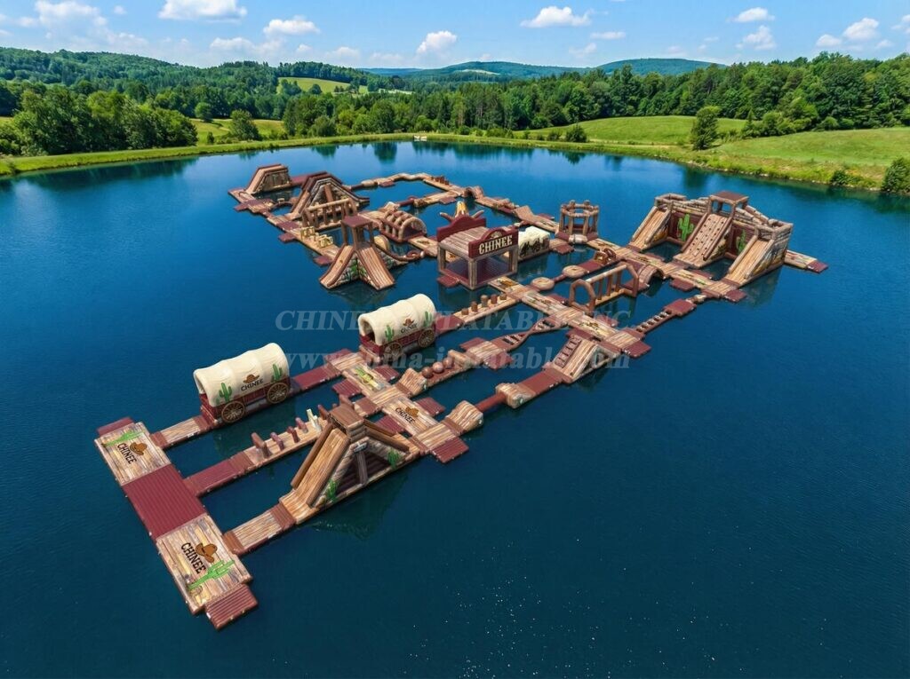 S619 Wild West Theme Inflatable Water Park