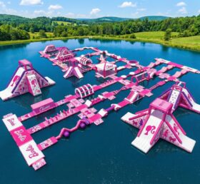 S624 Barbie Theme Inflatable Water Park
