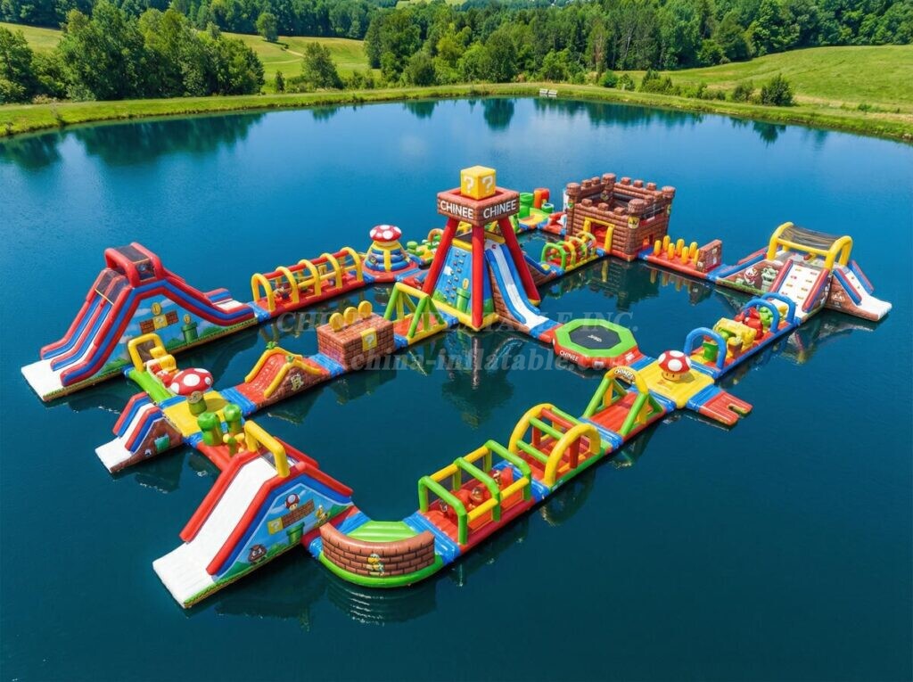 S655 Super Mario Theme Inflatable Water Park
