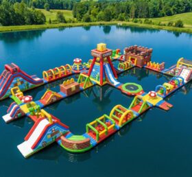 S655 Super Mario Theme Inflatable Water Park