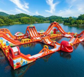 S658 Tickle Me Elmo Theme Inflatable Water Park
