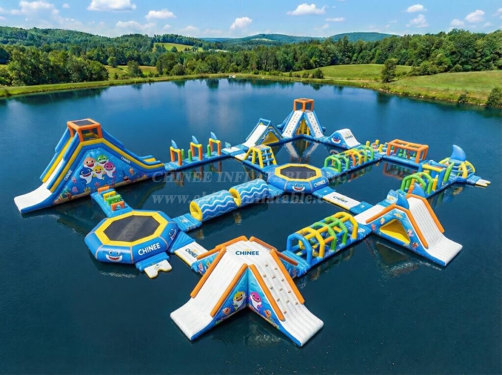 S663 Baby Shark Theme Inflatable Water Park