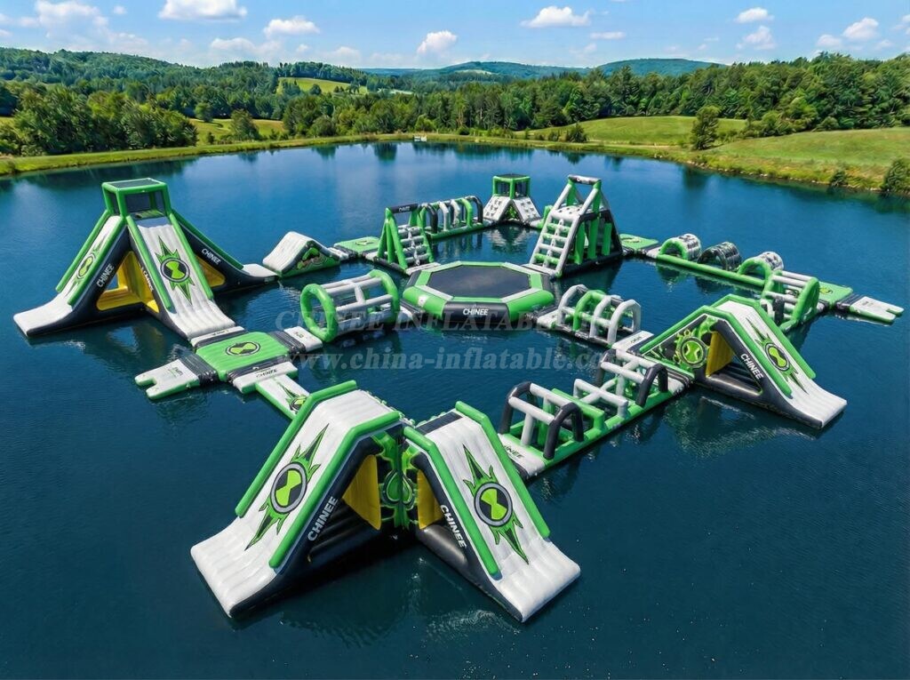 S665 Ben 10 Theme Inflatable Water Park