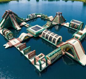 S676 Crocodile Theme Inflatable Water Park