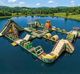 S677 Dinosaur Theme Inflatable Water Park