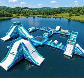 S678 Dolphin Theme Inflatable Water Park