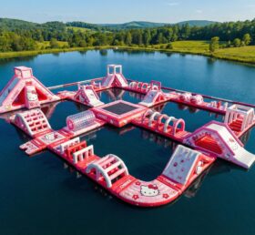 S688 Hello Kitty Theme Inflatable Water Park