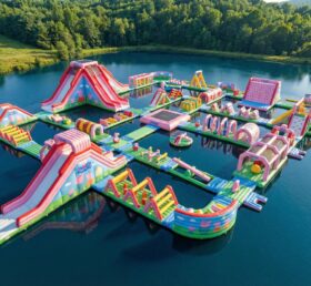 S697 Peppa Pig Theme Inflatable Water Park