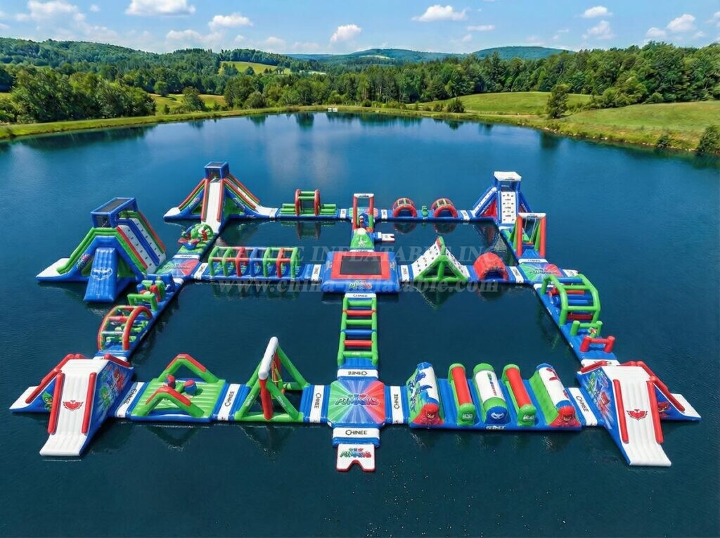 S699 PJ Masks Theme Inflatable Water Park