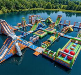 S702 Rusty Rivets Theme Inflatable Water Park