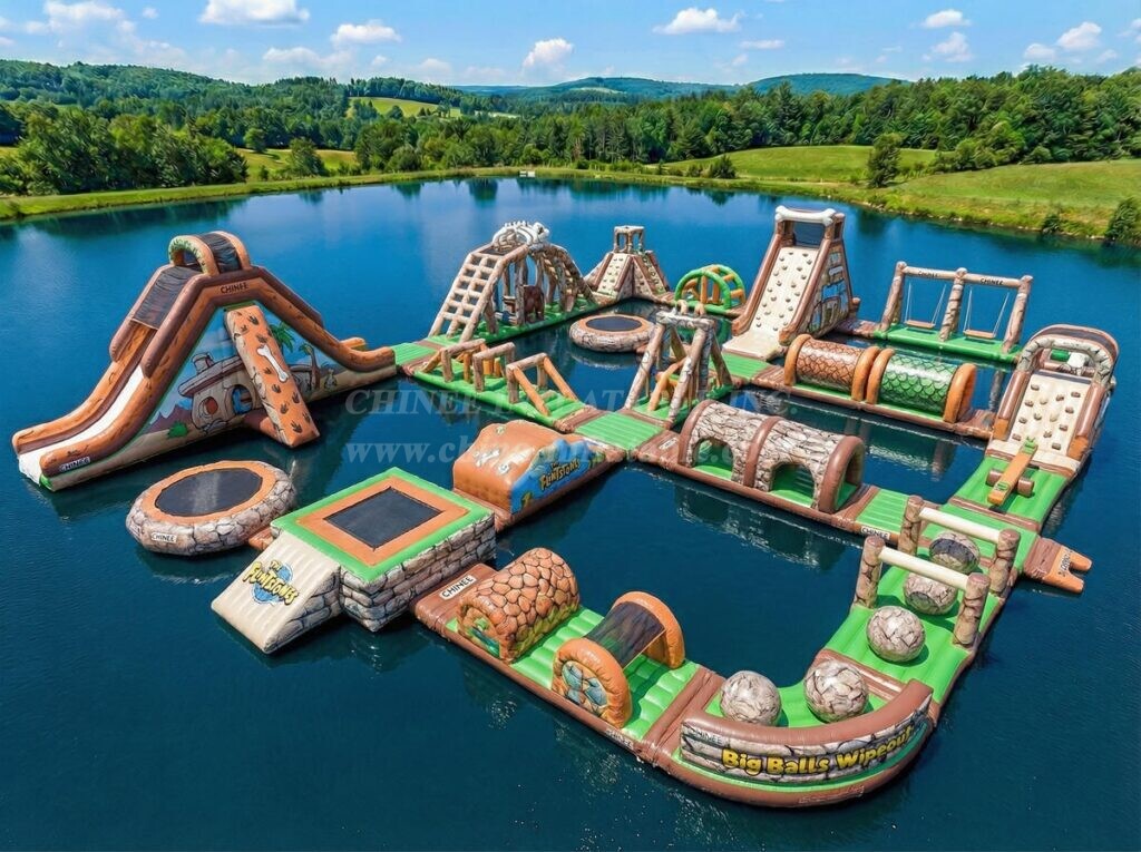 S710 The Flintstones Theme Inflatable Water Park