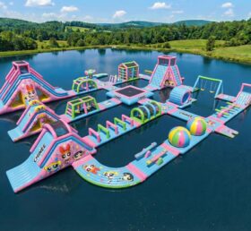 S711 The Powerpuff Girls Theme Inflatable Water Park