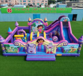 T2-7114 Dora Theme Inflatable Bouncer