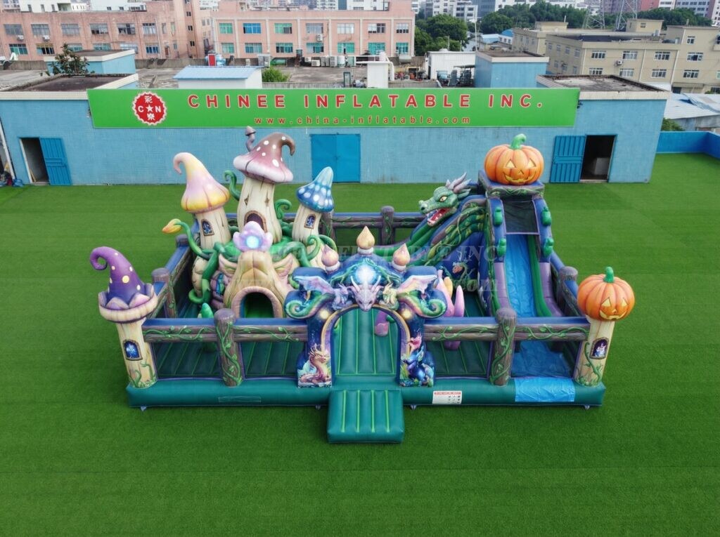 T2-7118 Fairy Tale Theme Inflatable Bouncer