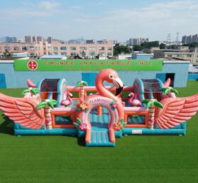 T2-7120 Flamingo Theme Inflatable Bouncer