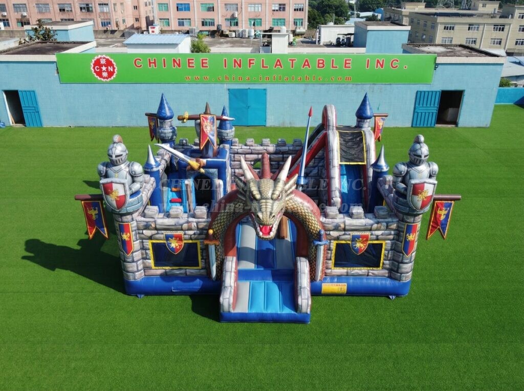 T2-7128 Knight Theme Inflatable Bouncer